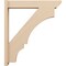 Ekena Millwork 5 1/2-in W x 28-in D x 32-in H Balboa Slat Rough Cedar Woodgrain TimberThane Outlooker, Primed Tan OUTUR055X28X32BOA24RCPR - alternate 5